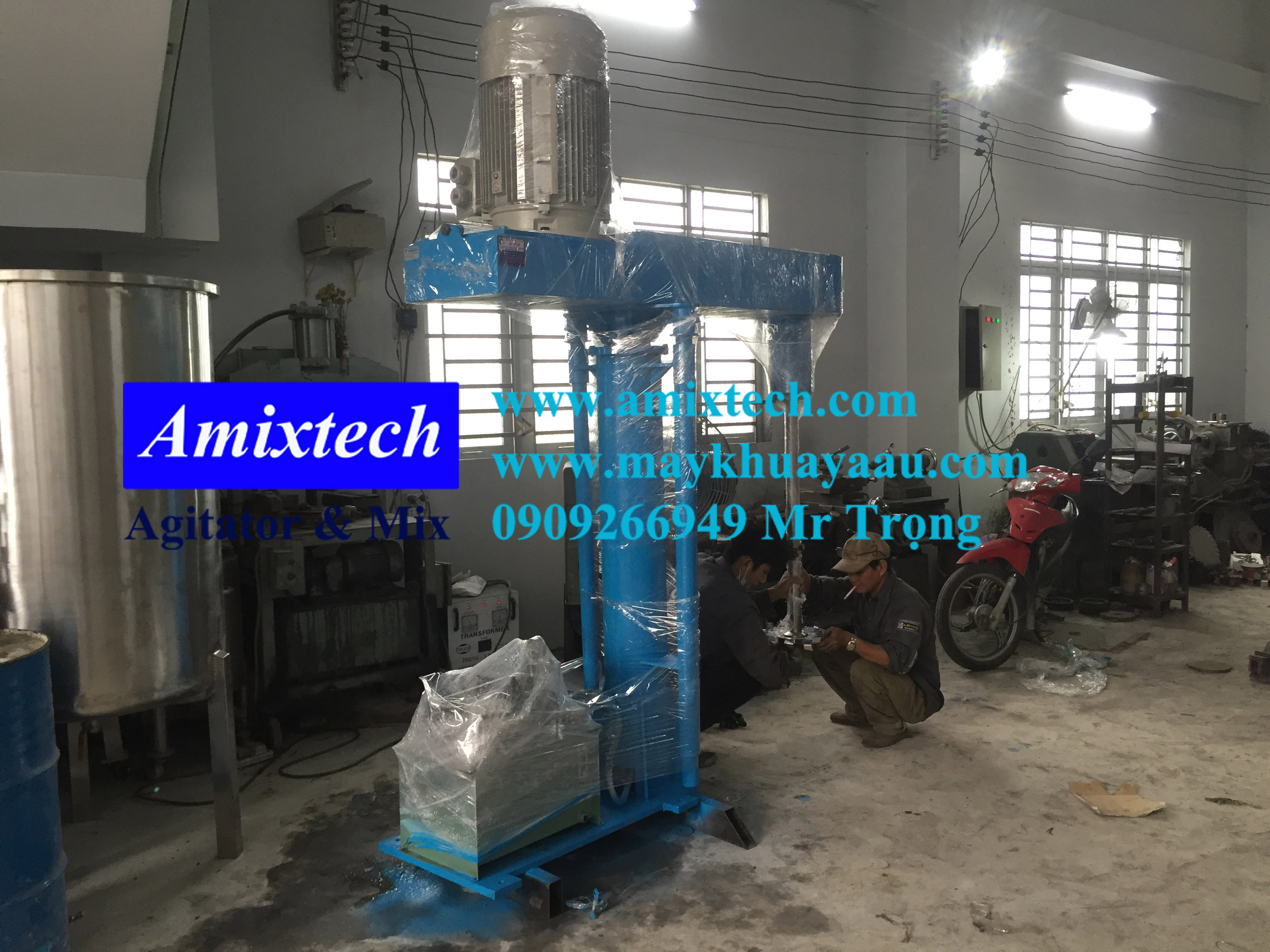 máy khuấy hóa chất 40hp